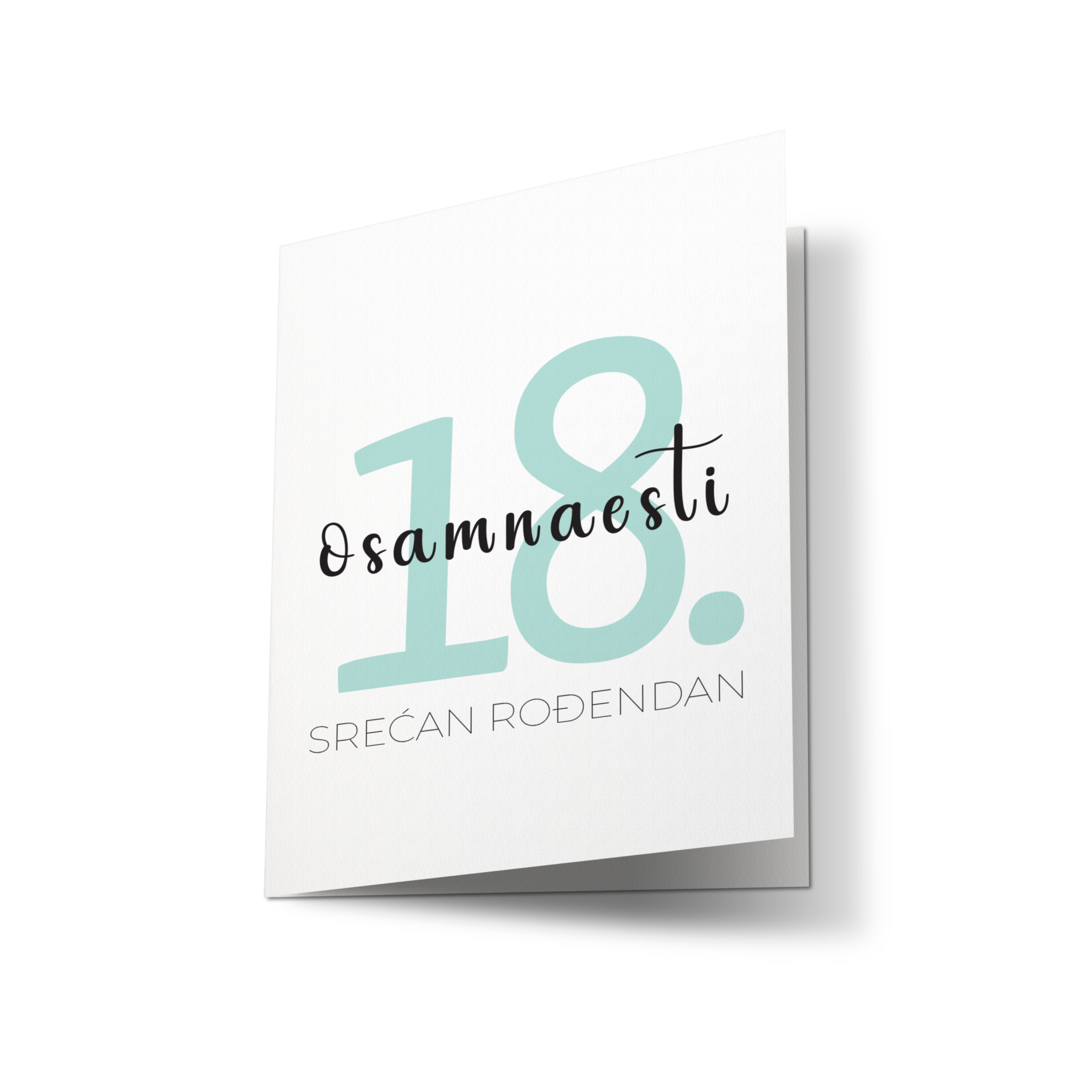 ČESTITKA ZA 18. ROĐENDAN  - S4-2026